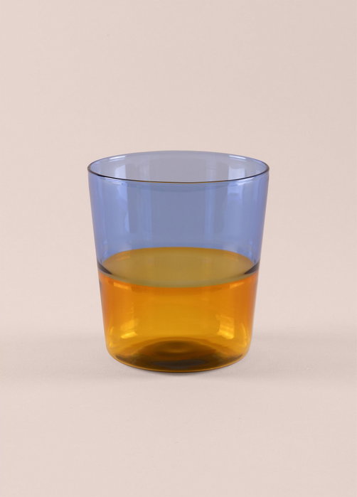 Hermia Vaso Azul de Vidrio 320 ml